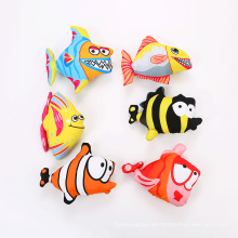 Cartoon Form Fischkatze Spielzeug mit Katzenminze